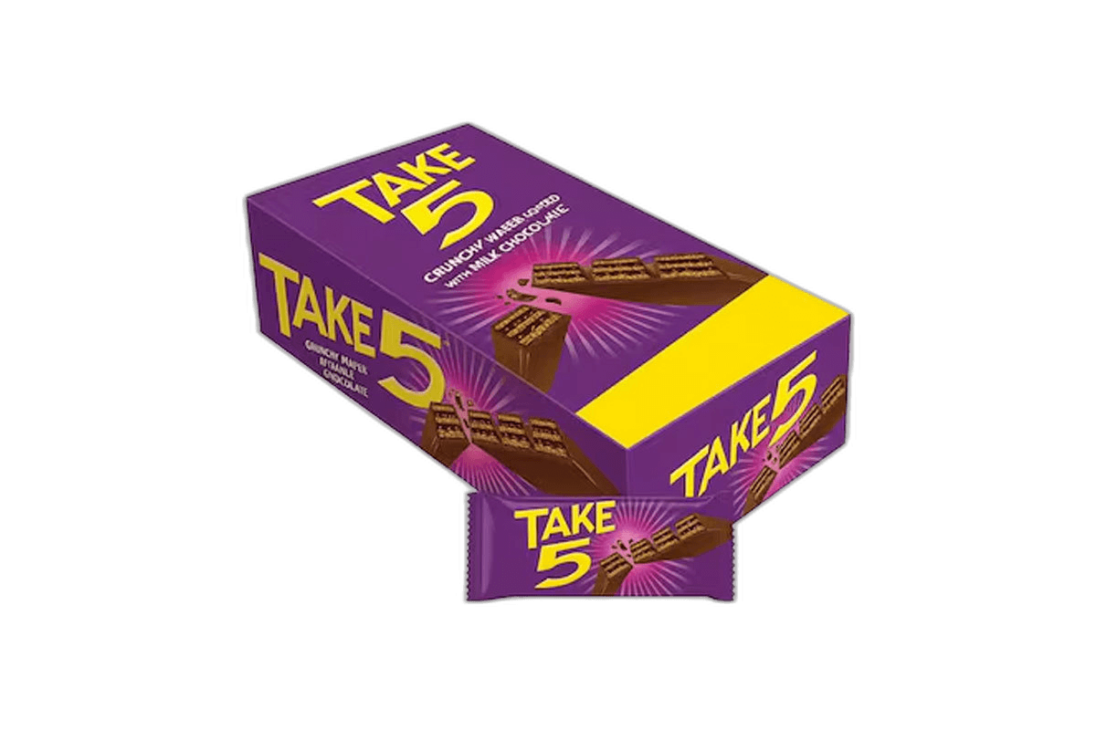 Chocolate 4 Fingers Take5 12 x, 25g