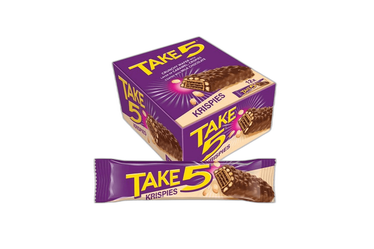 Chocolate Take5 Krispies 12 x 28 g