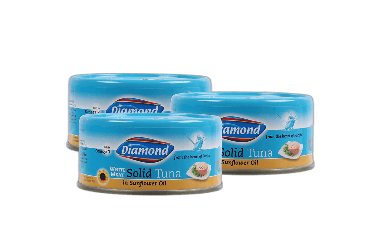 Diamond Sandwich Tuna Flks in Oil 3 x, 160g