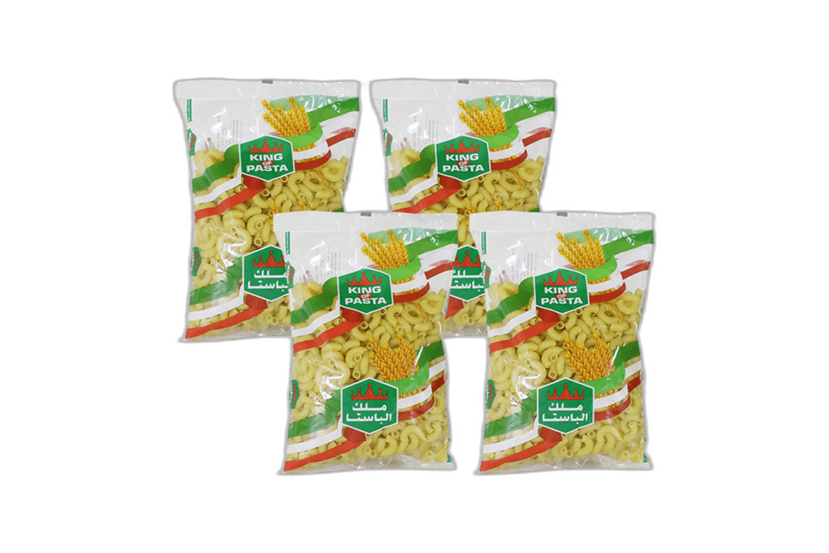 King of Pasta Elbow Large 4 x, 400g