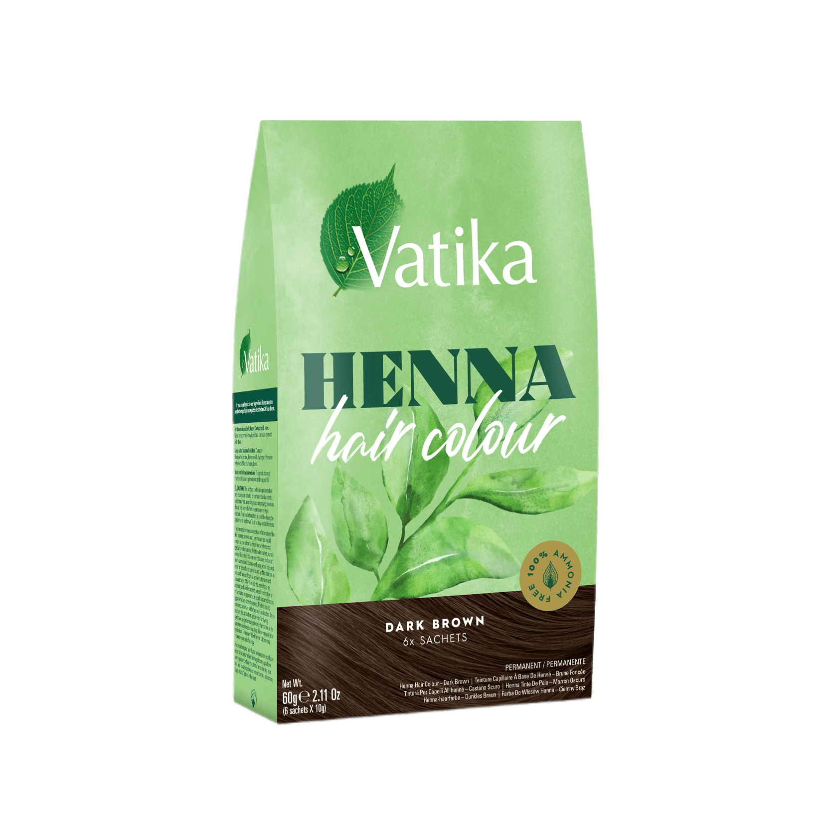 Dabur Vatika Henna Natural DK Hair Colour 6 x 10 g