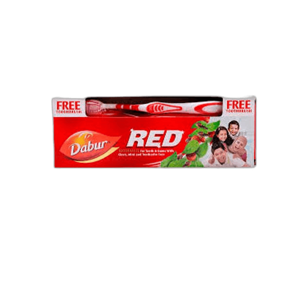 Dabur Red Toothpaste 200 g with Toothbrush