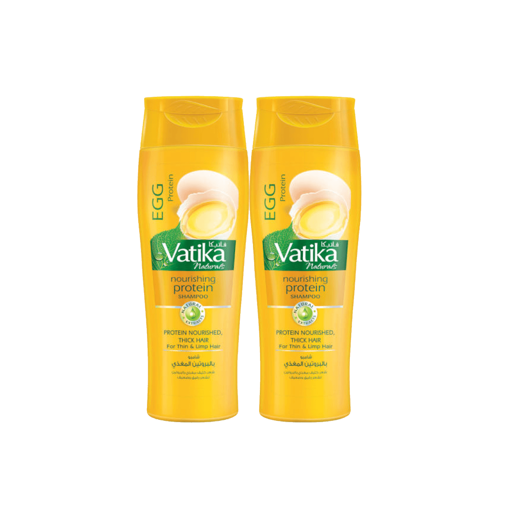 Dabur Vatika Shampoo 2 x 400 ml Protein Nourished