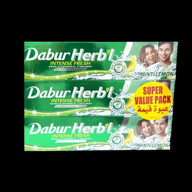 Dabur Mint & Lemon Herbal Toothpaste 3 x, 150g