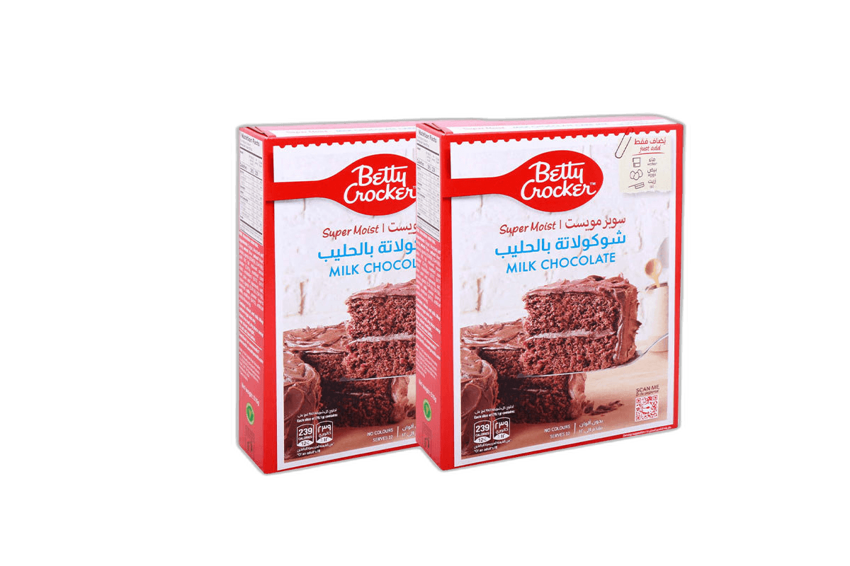 Betty Crocker Milk Chocolate Cake Mix 2 x 510 g
