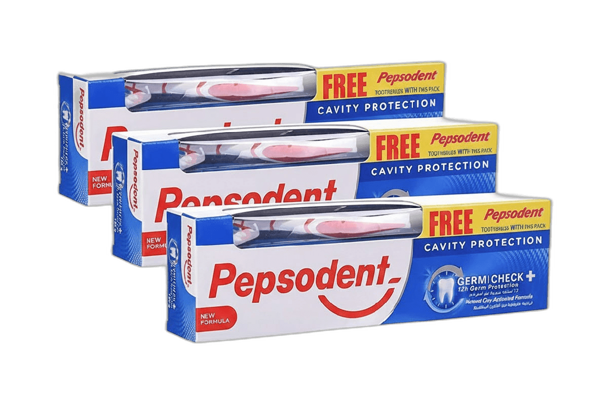 Pepsodent Germichek T/P 3 x 150 g + T1 Brush
