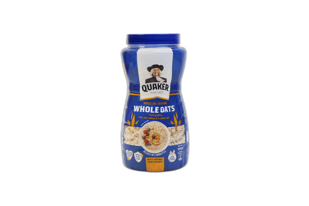 Quaker Whole Oats (Pet) 900 g