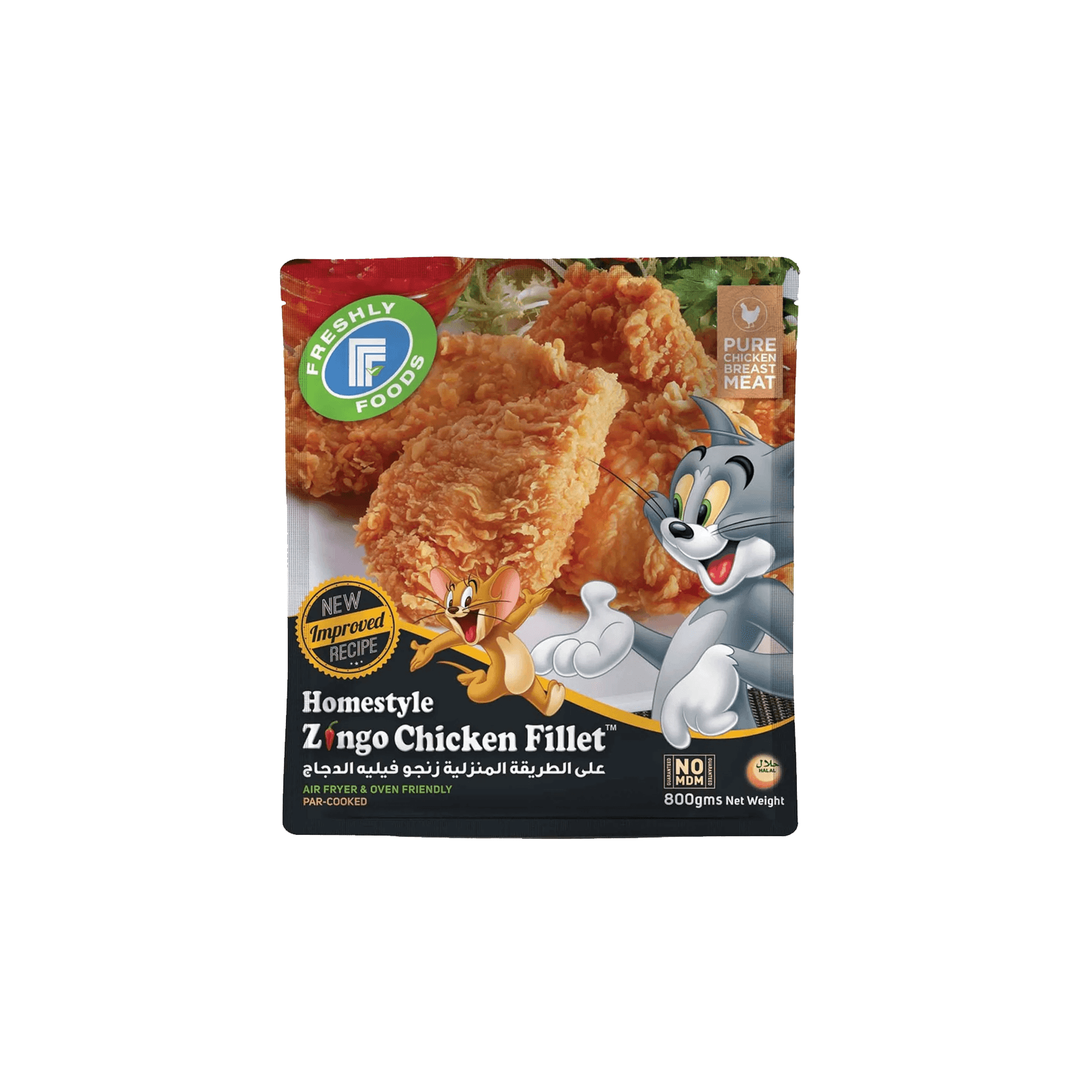 Freshly Homestyle Zingo Chicken Fillet ( T & J) 800 g