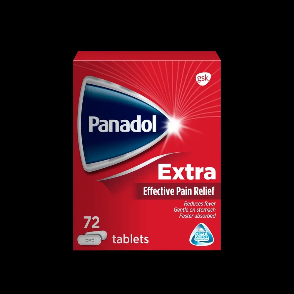 Panadol Extra with Optizorb 72 Pack
