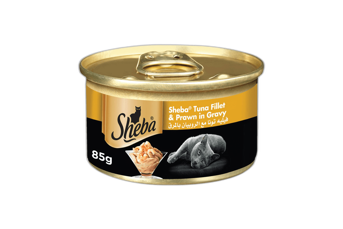 Sheba Tuna Fiilet and Prwan in Seafood 85 g