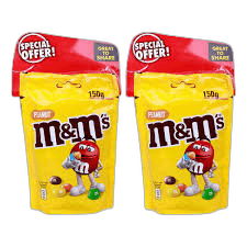 M & Ms Peanut 2 x 150 g