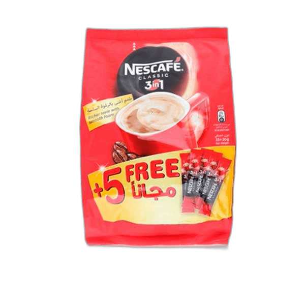 Nescafe 3 in 1 Classic Coffee Mix, 20g 30