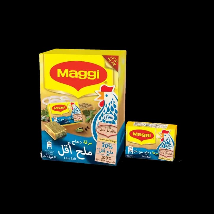 Nestle Maggi Less Salt Chicken Cube 24 x, 20g