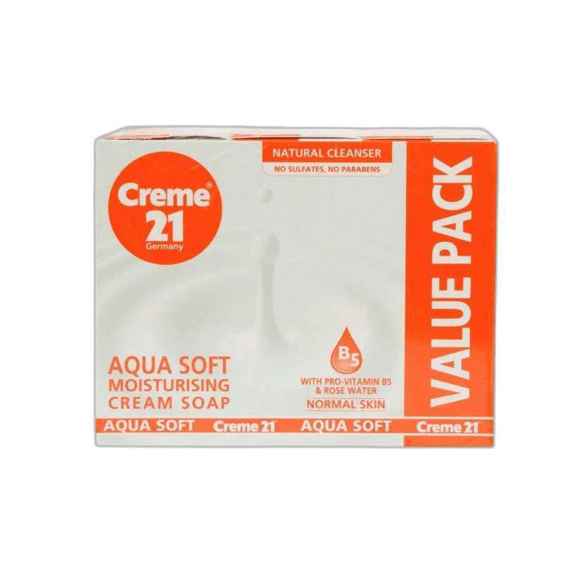 Creme 21 Cremey Aqua Soap 4 x 125 g