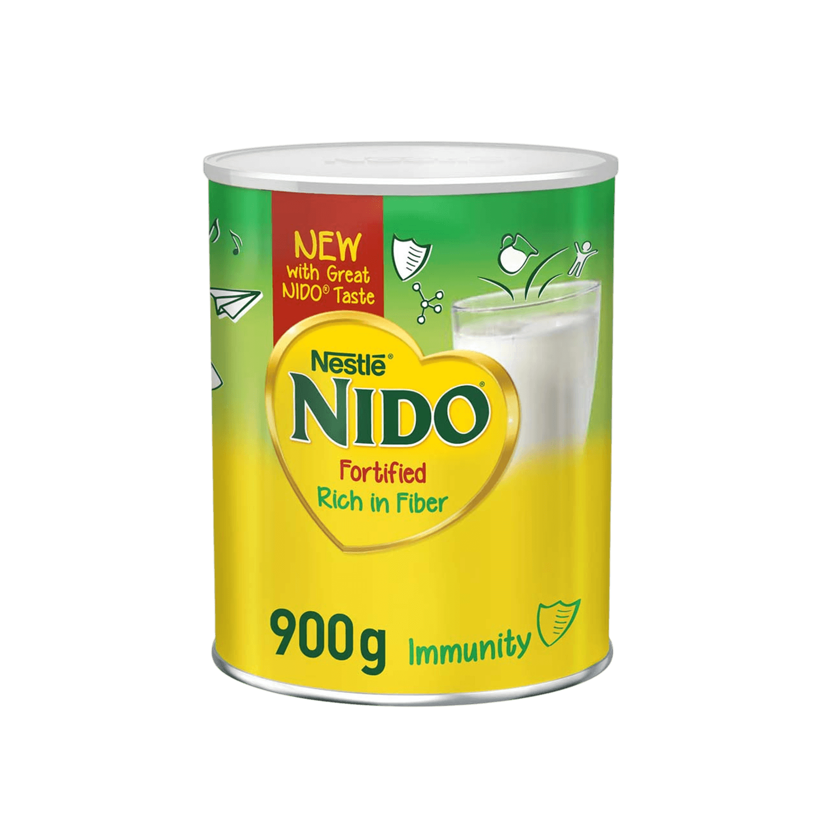 Nido Grow Fiber Milk Powder Tin, 900g