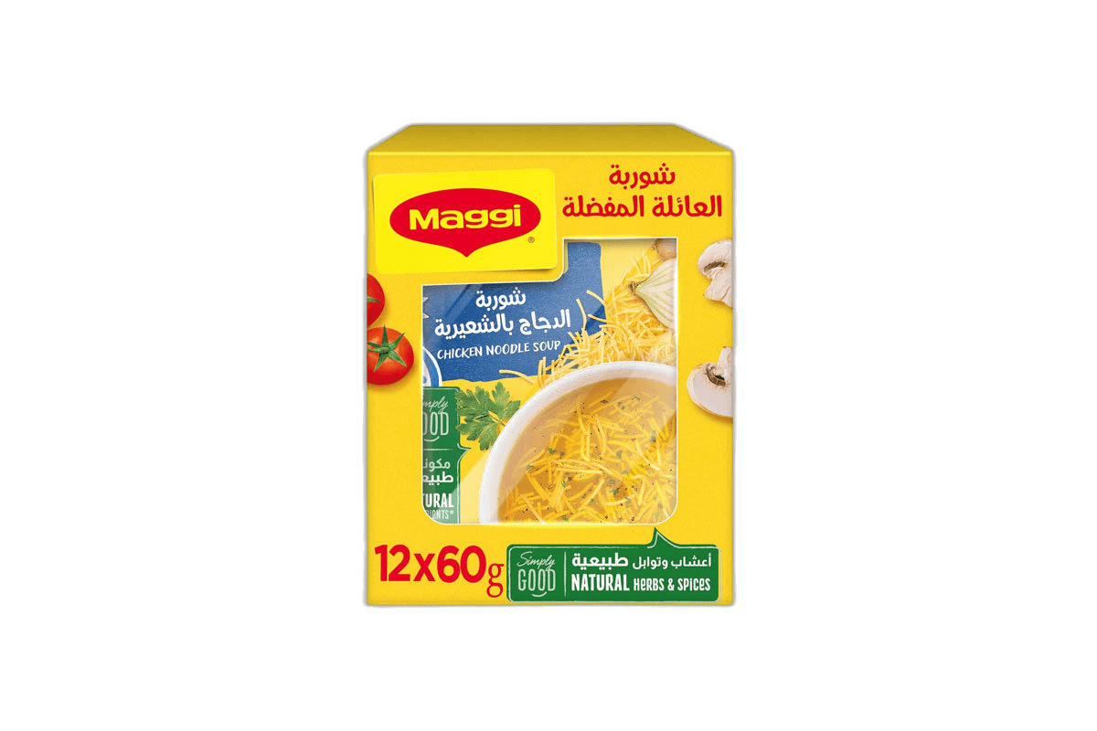 Nestle Maggi Chicken Soup Noodles 12 x, 60g