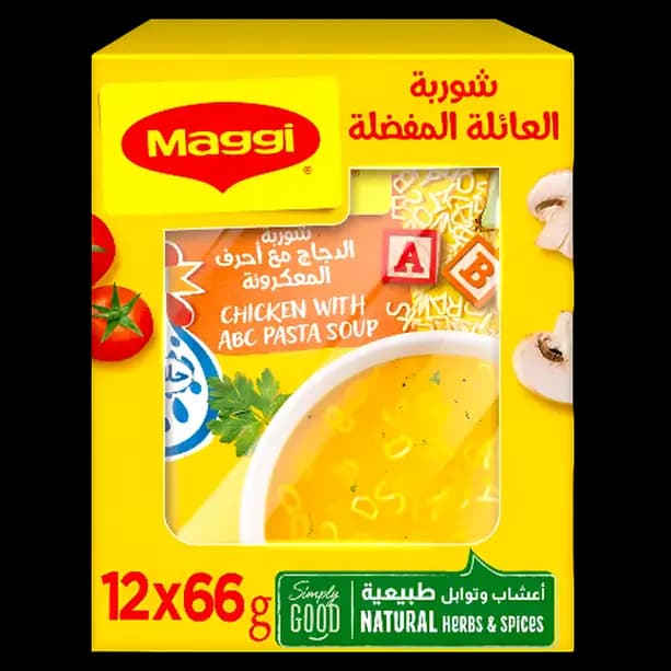 Nestle Maggi Chicken ABC Soup 66 g x 12