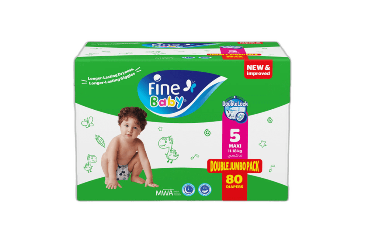 Fine Baby Green Double Lock Maxi Box (40 x 2) No