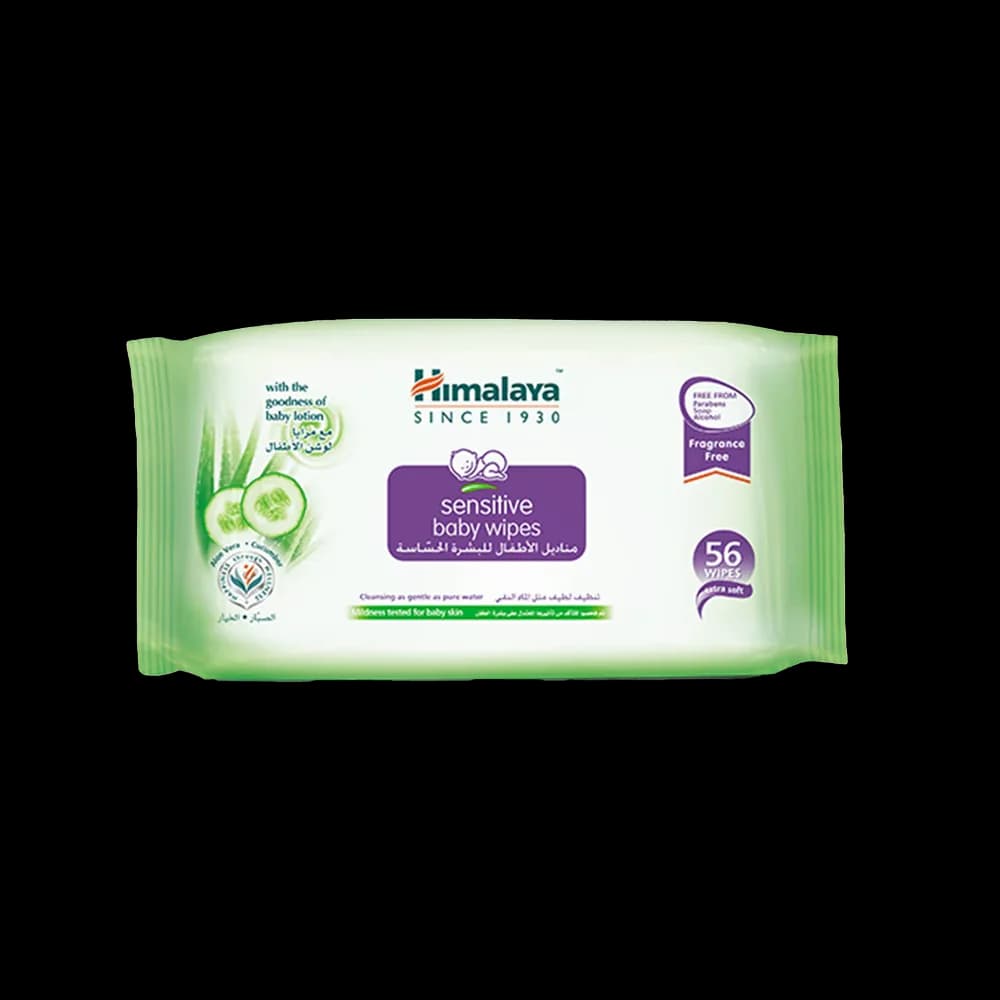 Himalaya Smoothing Baby Wipes 56s