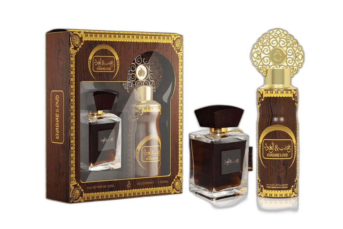 Khashab and Oud Gold 100 ml + Deodorant 200 ml