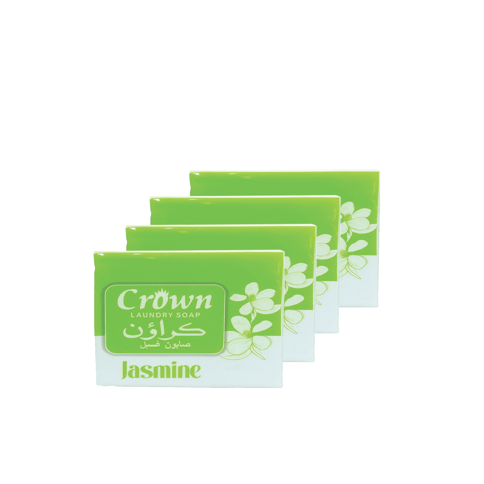 Crown Laundry Soap Jasmine 4 x 180 g