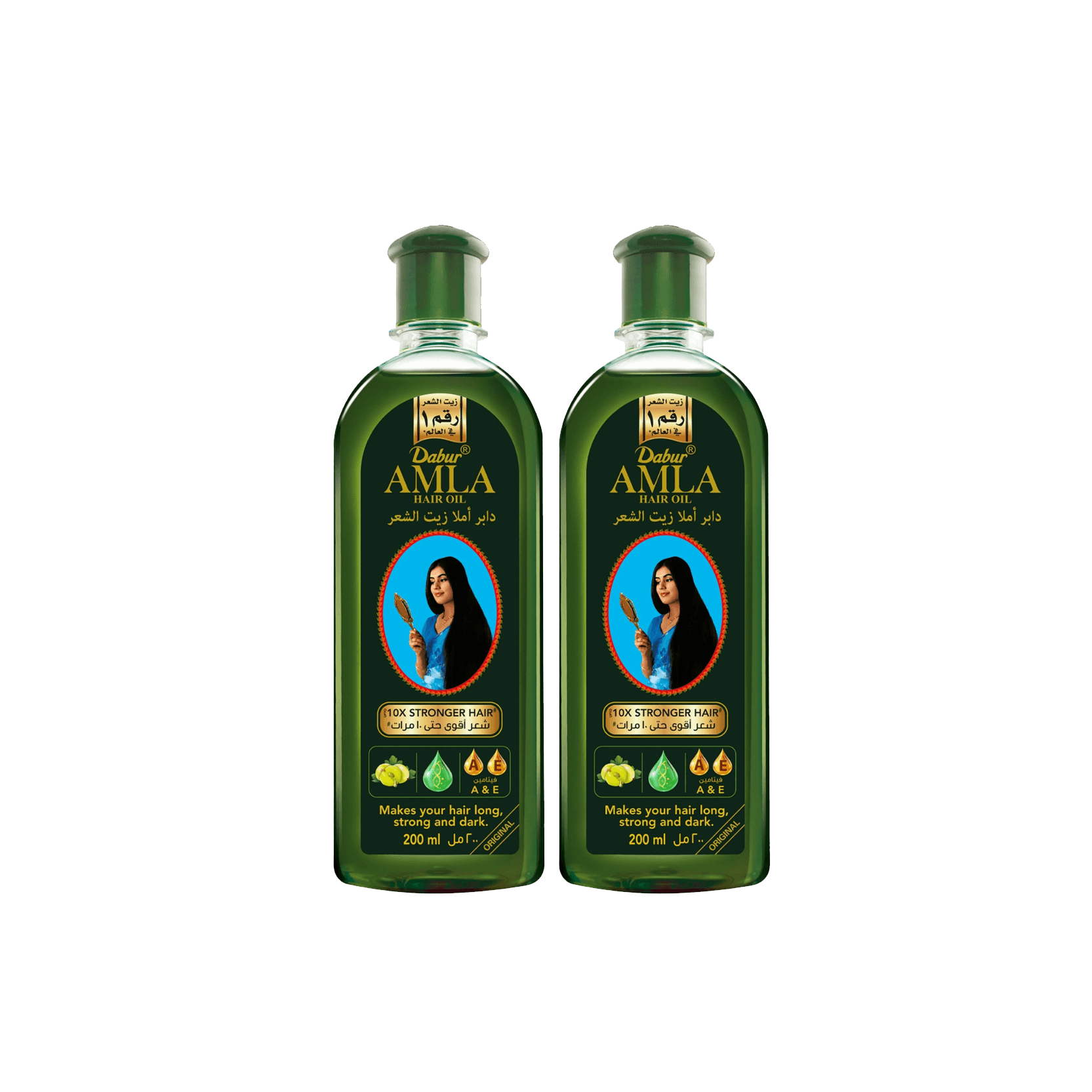 Dabur Amla Hair Oil 2 x 200 ml