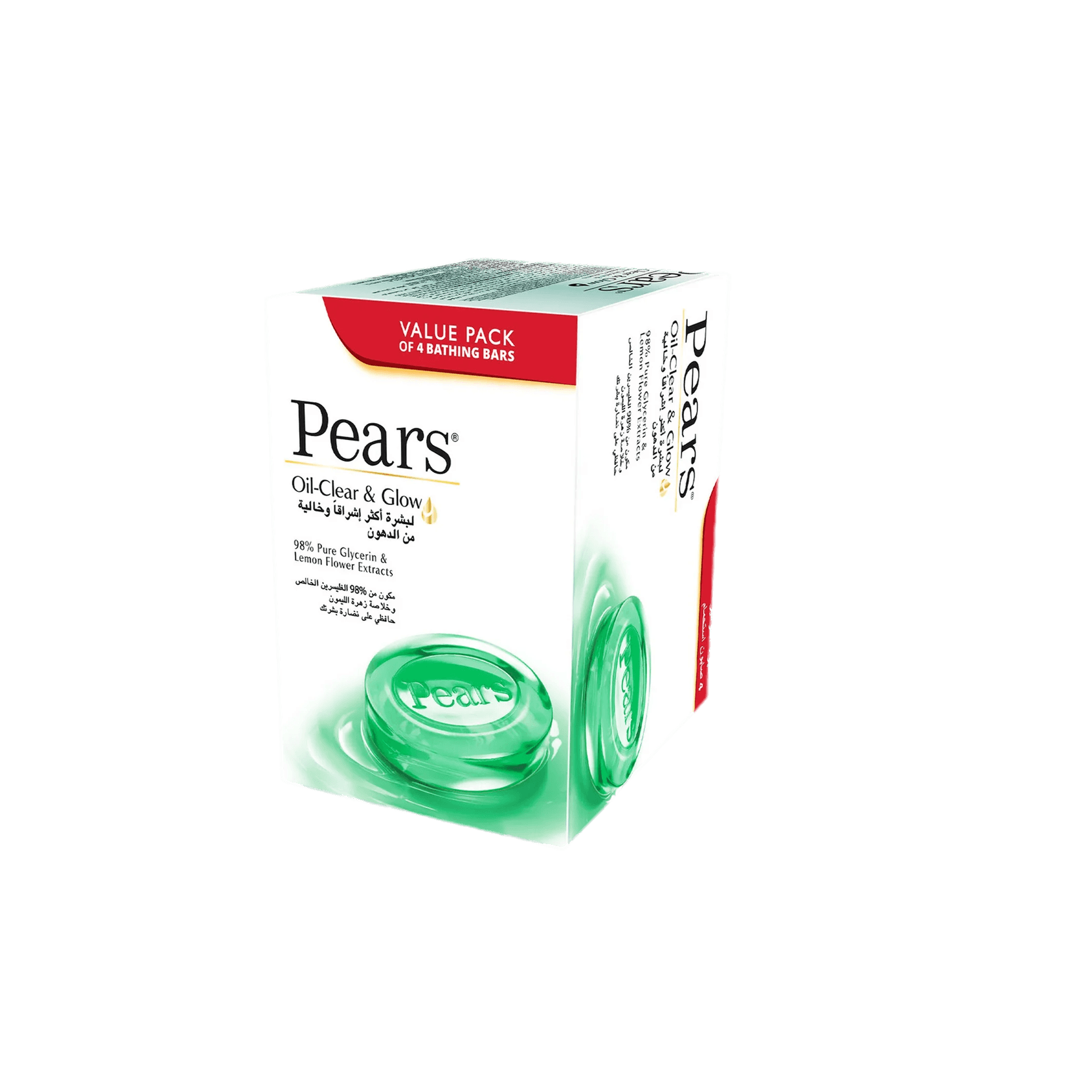Pears Oil Clear and Glow 4 x 125 g