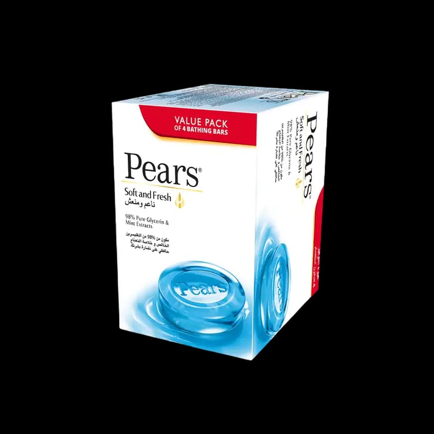 Pears Soft and Fresh 4 x, 125g