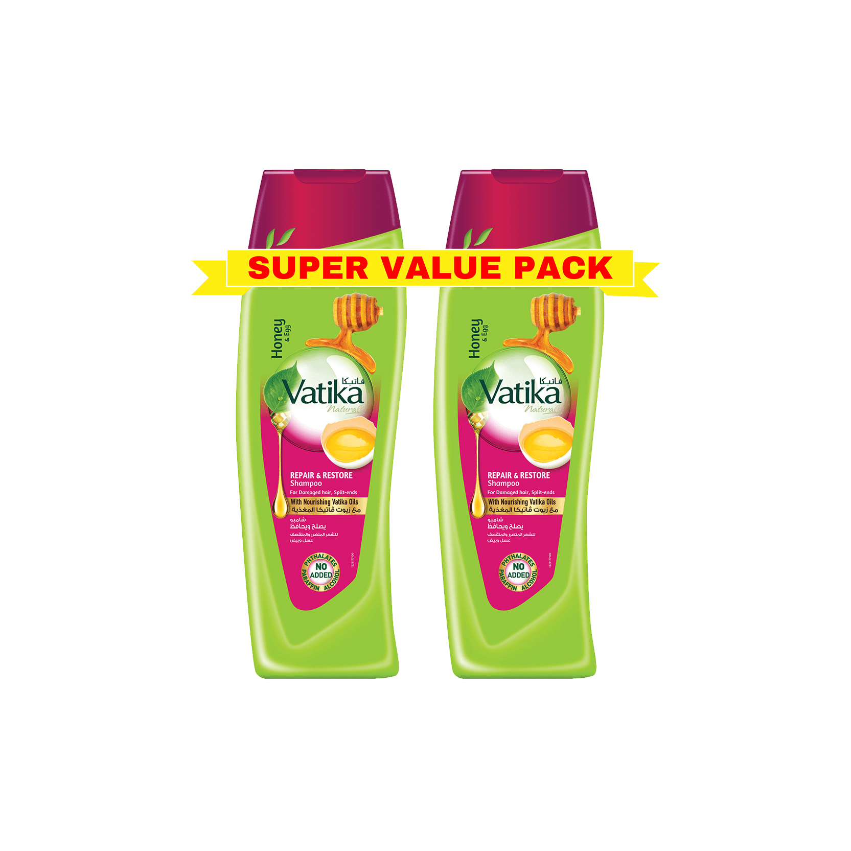 Dabur Vatika Shampoo Repair and Restore 2 x, 400ml