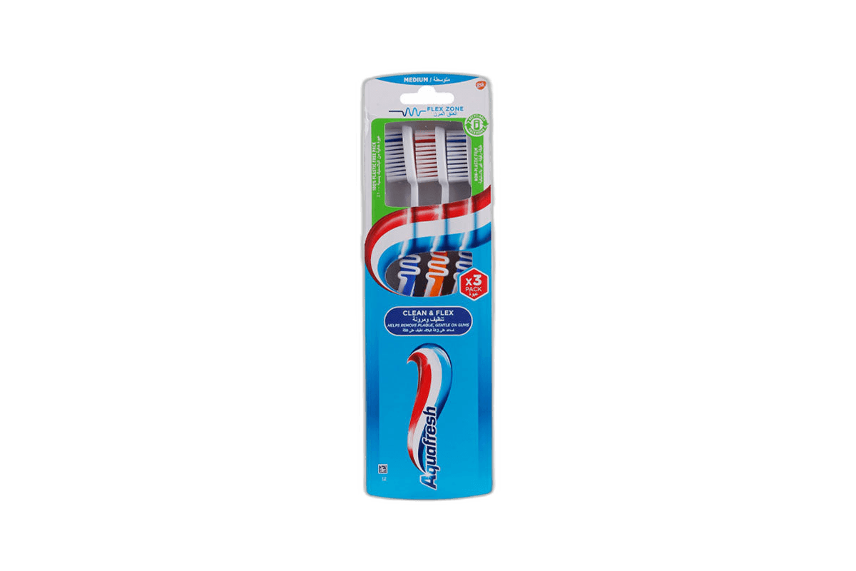 Aquafresh TB Clean & Flex Medium 3 Pack