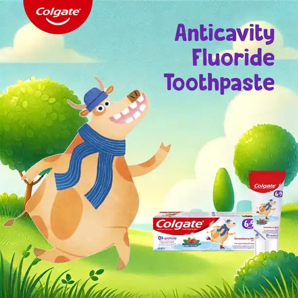 Colgate Kids Free from 6-9 Strawberry-Mnt, 60ml