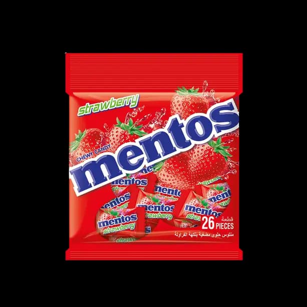 Mentos Strawberry Chew Candy 26 Pack (, 70.2g)