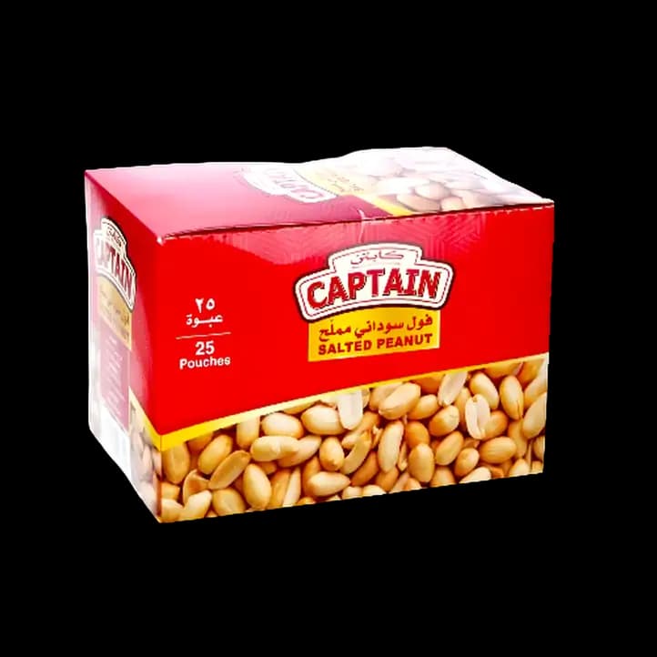 Captain Salted Peanuts 15 g x 25