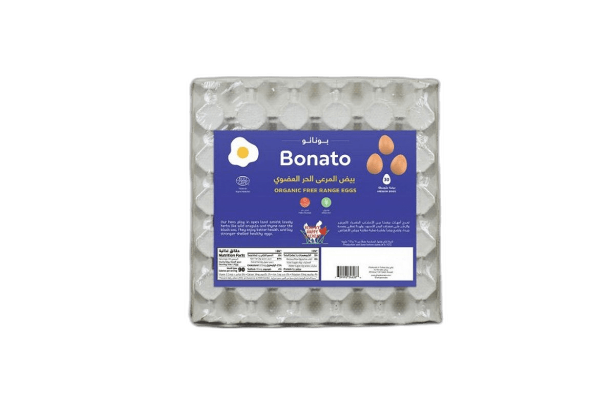 Bonato Organic Free Range Eggs 30 pcs