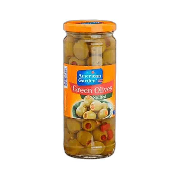 American Garden Green Stuffed Olives 260 g