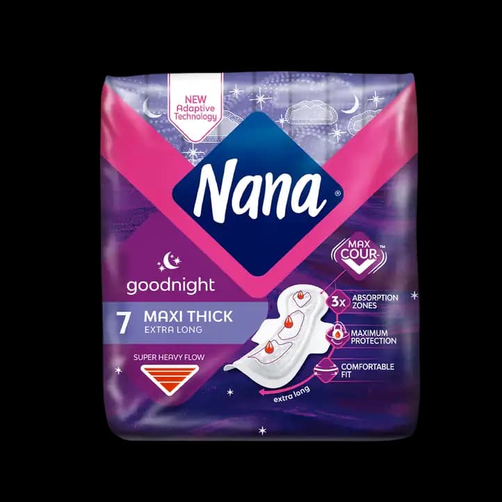 Nana Maxi Night with Wings Clip 7 Pack