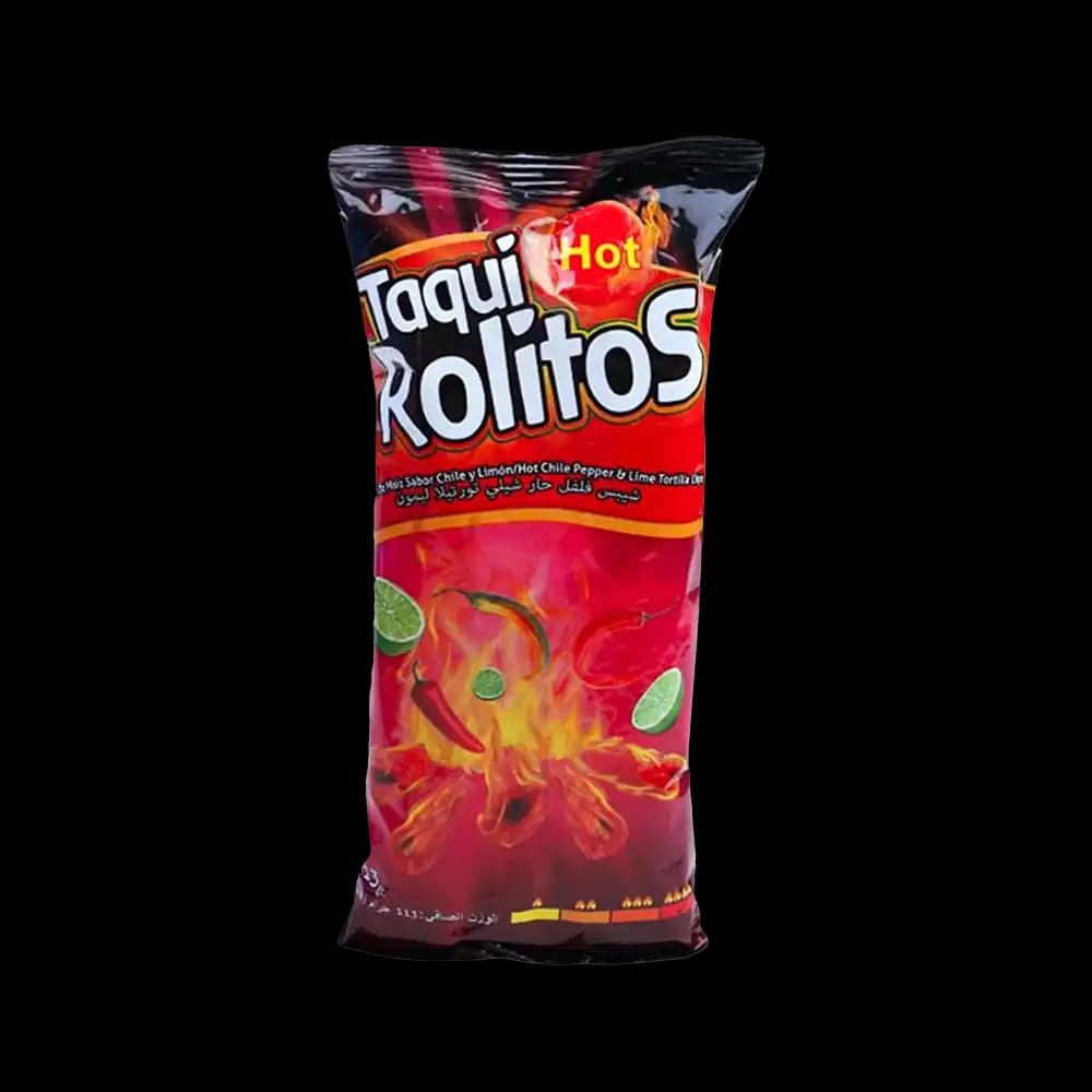 Taqui Rolitos Hot Chilli Pepper Tortilla, 113g