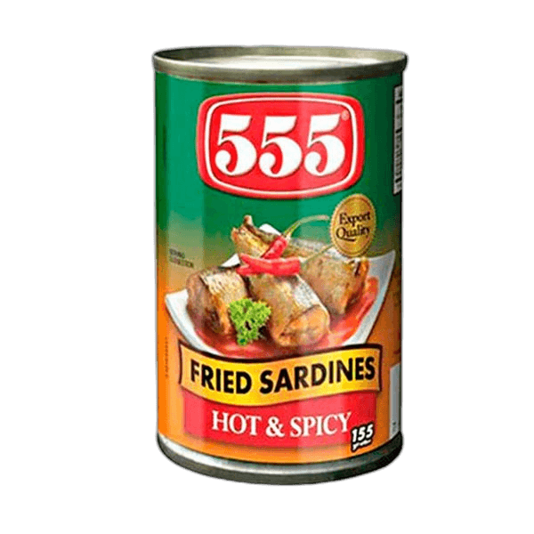 555 Fried Sardines Hot and Spicy 155 g