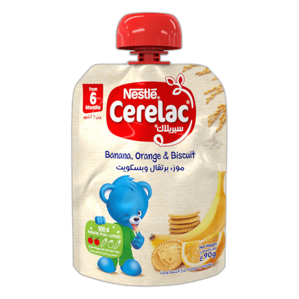 Cerelac Pure Banana Orange Biscuit 90 g (Who)