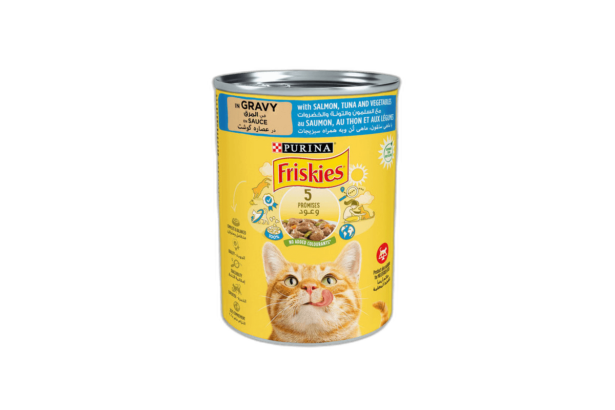 Friskies Cat Cig Salmon & Tuna & Vegetable 400 g