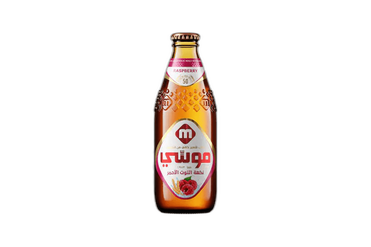 Moussy Raspberry Malt Beverage, 330ml