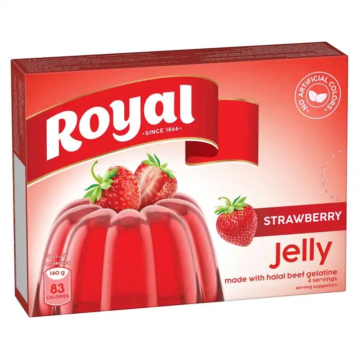 Royal Strawberry Jelly, 85g