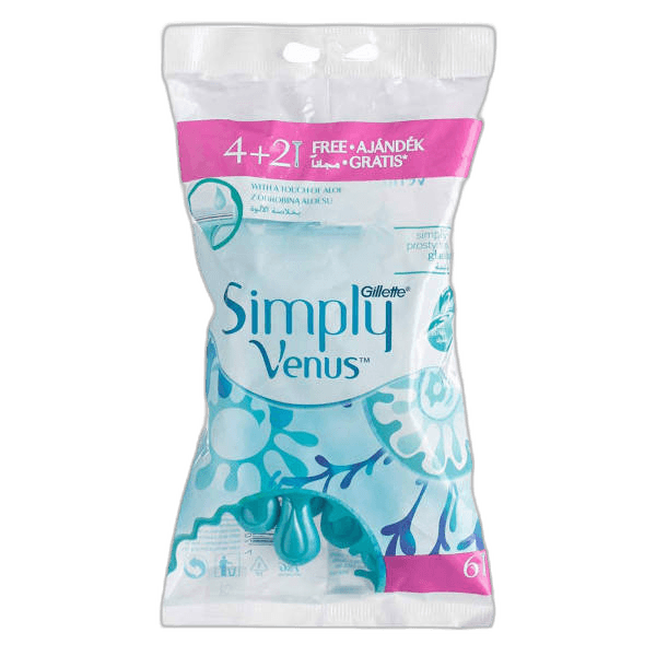 Gillette FP Simply Venus2 Bag 4 Pack