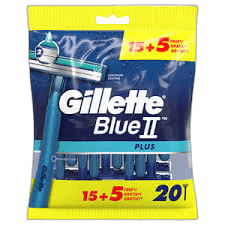 Gillette Razor Blue2 Plus 15s + 5 New