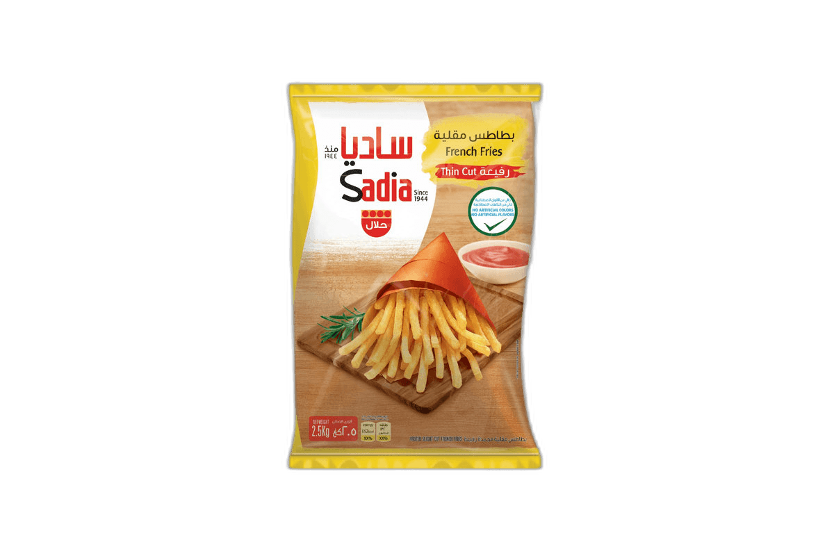 Sadiafrench Fries 6mm 2.5 kg