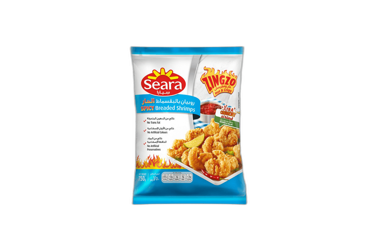 Seara Spicy Brd Shrimps 750 g