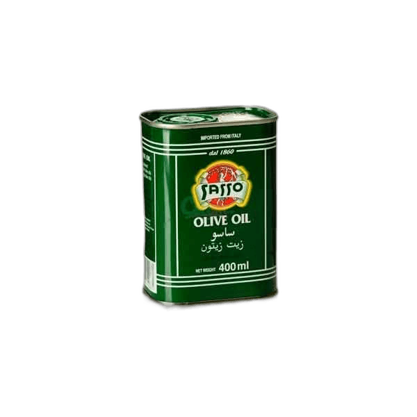 Sasso Green Olive Oil in Tin 400 ml