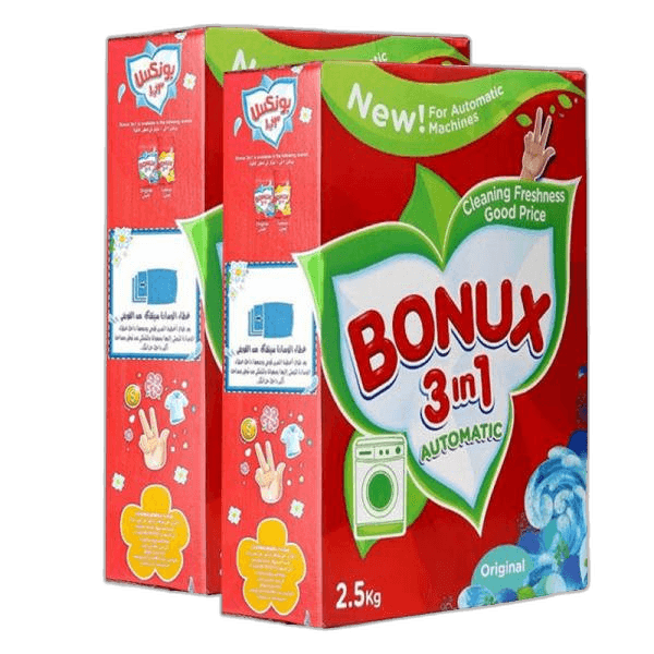 Bonux High Sud Detergent 2 x 2.5 kg