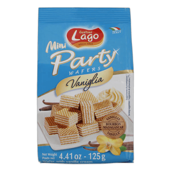 Lago Vanilla Party Wafers 125 g