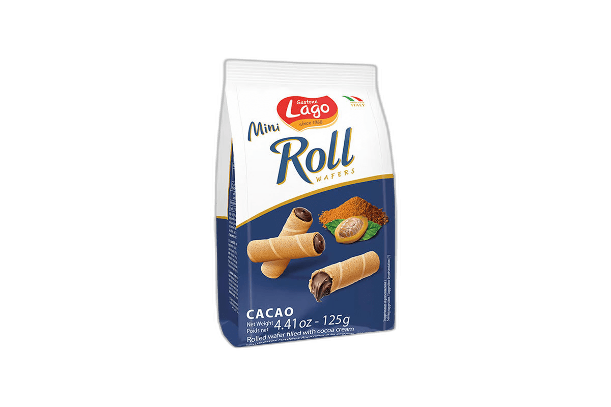 Lago Mini Roll Cacao - Cocoa 125 g